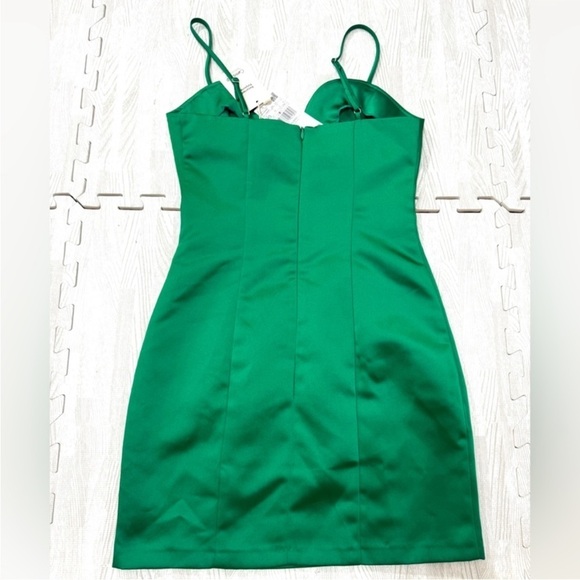 Mango Emerald green dress size XS - Picture 10 of 10